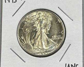 1943-D Walking Liberty Silver Half Dollar, Quality
