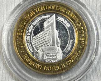 3/5th Oz Silver Strike Casino Token, Fremont 50th