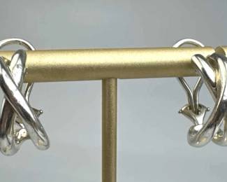 925 Silver T & Co. Paloma Picasso Le Circle Earrin