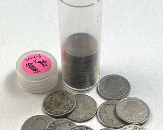 (28) Liberty V Nickels Assortment w/ 1800s