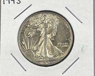 1943 Walking Liberty Silver Half Dollar, Quality