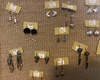 Artist made earrings