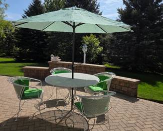 Meadowcraft wrought iron patio furniture 