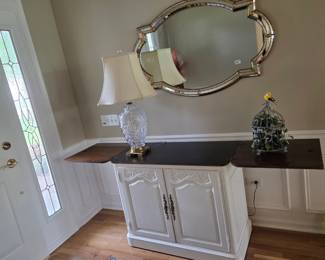 Buffet table