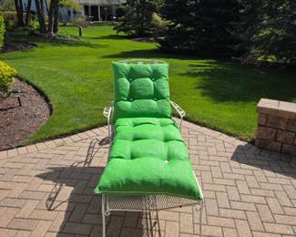 Meadowcraft wrought iron lounge