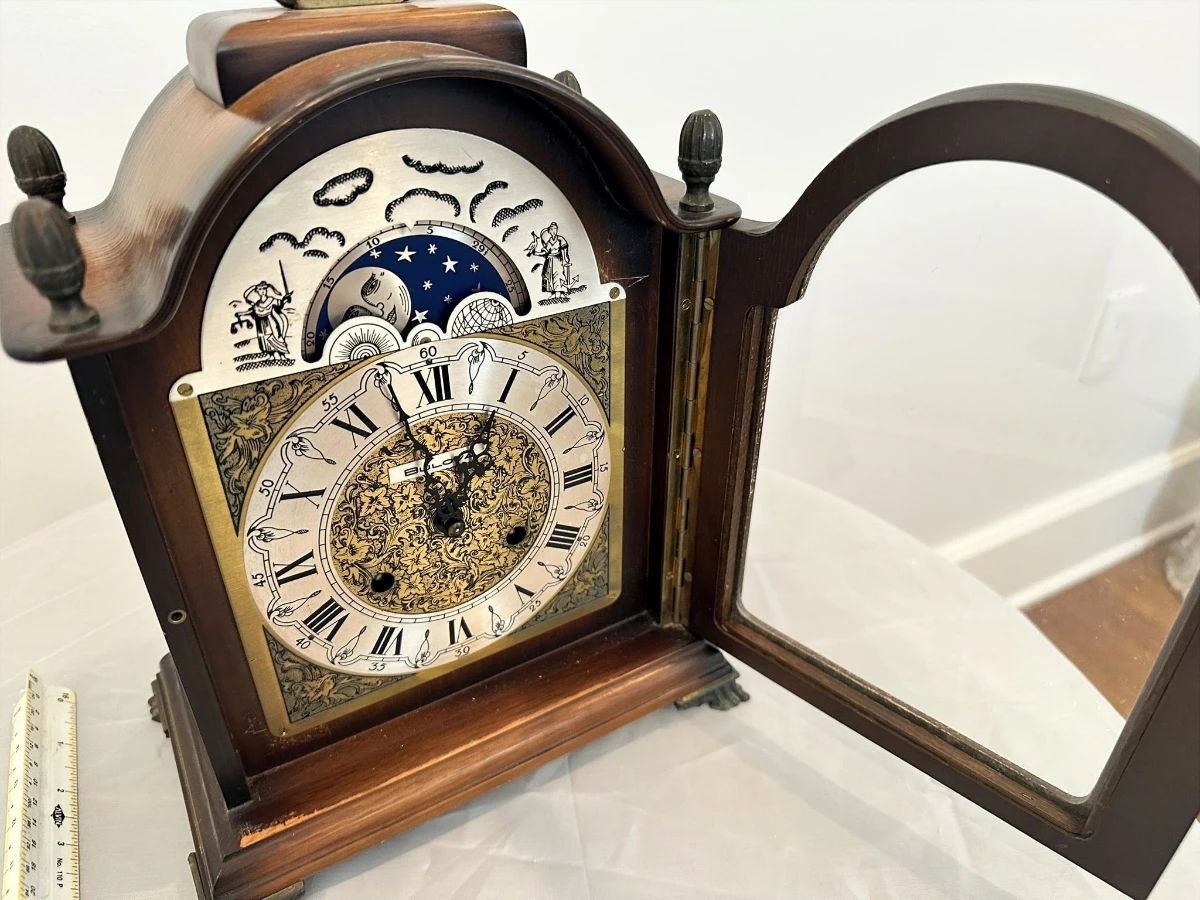 Vintage German Mechanical Mantel Clock