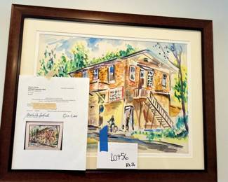 Hatfield “Short’s Corner” – Provenanced Watercolor