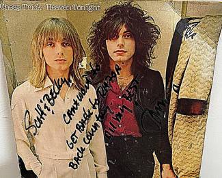 Signed Cheap Trick –Heaven Tonight (1978) PROMO LP
