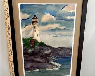 Coastal Artwork – Signed “R. Auman,” #6/74