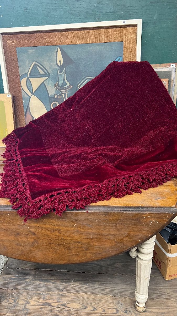Antique Lap Blanket, wool