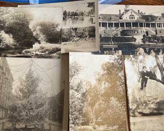 Antique Elgin photographs and postcards 