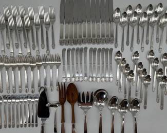 International Sterling "Northern Lights" flatware service for 12