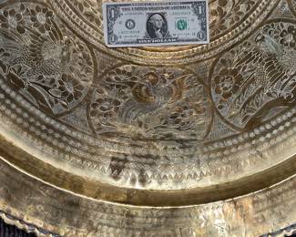 Monumental brass plaque made in Hong Kong