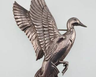 Sterling Lynn Bogue Hunt brooch