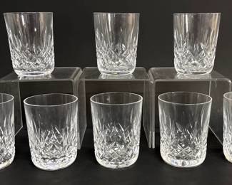 Waterford "Lismore" flat tumblers (8)