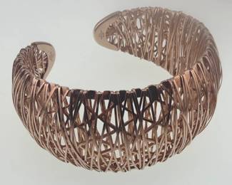 Milor sterling/vermeil wire cuff