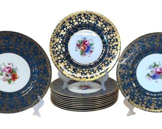 Royal Worcester signed artist plates