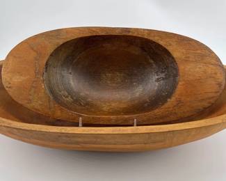 Wood bowls (2)