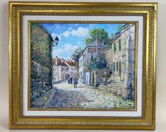 Signed Yetvarti Kaprelian Impressionist painting