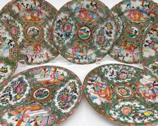 Antique Rose Medallion plates