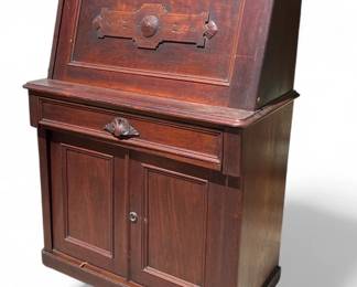 Small scale Eastlake walnut gentleman’s desk