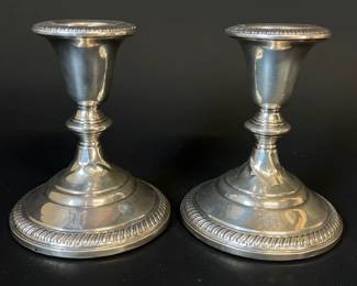 Weighted sterling candlesticks