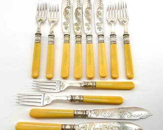 English Sheffield fish service
