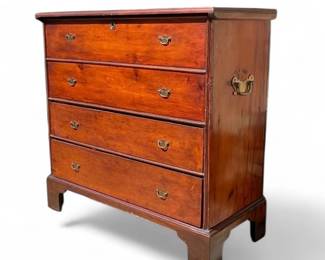 New England pine mule chest