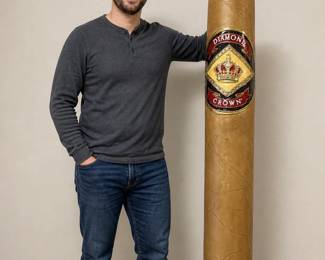 Diamond cigar store display