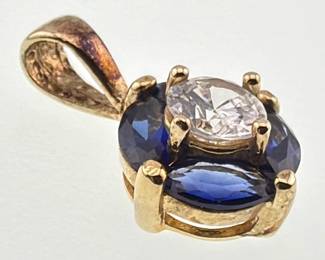 Sterling vermeil pendant