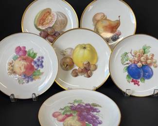 Bavarian dessert plates