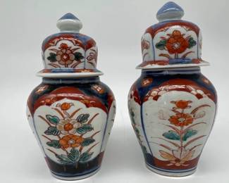 Antique Imari urns