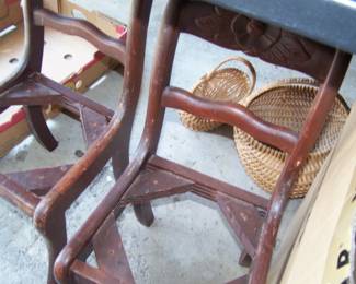 CHILD'S SABER-LEG CHAIRS