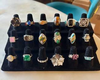 Sterling rings