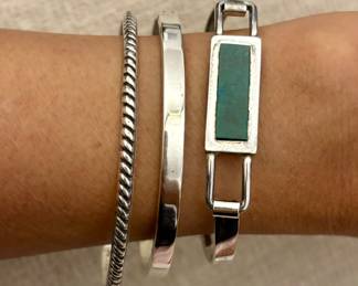 Sterling bracelets