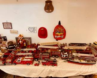 Collection of fire trucks