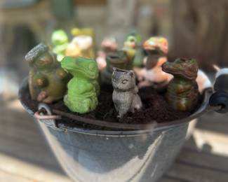 Vintage Ceramic Self Watering Plant Spikes