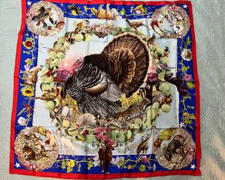 Hermes Silk Scarf 