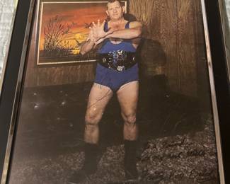 Autographed Fritz Von Erich 