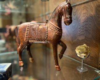 Carved Wood Horse 