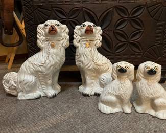 Antique Hand Painted Staffordshire 