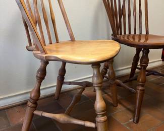 Vintage Whitney Spindle Back Chairs 