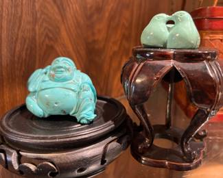 Turquoise Figurines 