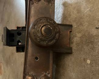 Antique Brass/Copper Door Knob Set