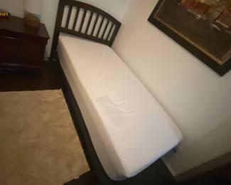 Orthopedic Twin XL & headboard 