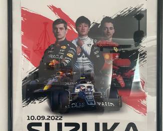 F1 poster (framed)