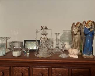 Candleholders and figurines