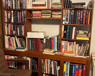 Books and bookshelf