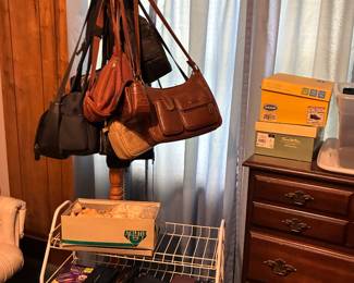Purses, wallets and hats