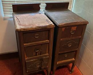 Old side tables